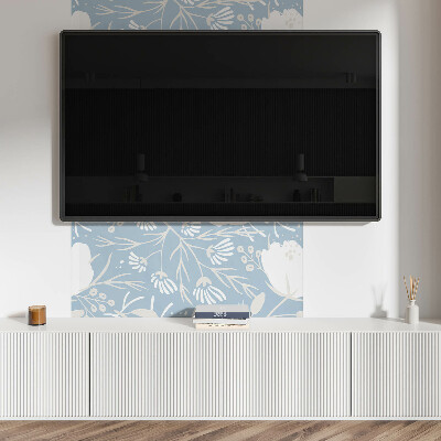 Vinyl wandpaneel Bloemenmotief