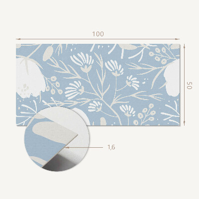 Vinyl wandpaneel Bloemenmotief