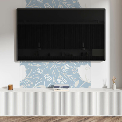 Vinyl wandpaneel Bloemenmotief