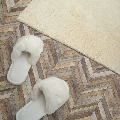 Zelfklevend wandpaneel Visgraatmotief van houten planken