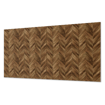 Vinyl wandpaneel Visgraatpatroon van planken