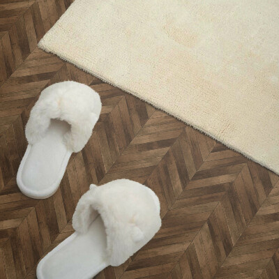 Vinyl wandpaneel Visgraatpatroon van planken