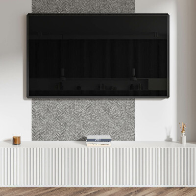 Vinyl wandpaneel Gevlochten houtmotief