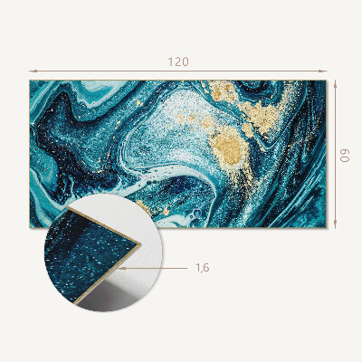 Wandpaneel pvc Hars-geïnspireerd patroon