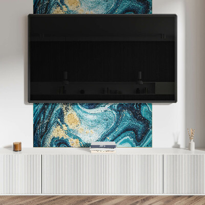 Wandpaneel pvc Hars-geïnspireerd patroon