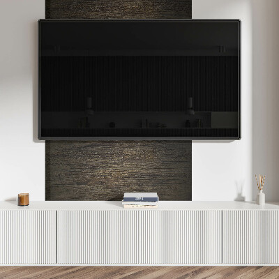 Zelfklevend wandpaneel Houtpatroon met afbeeldingen