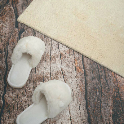 Vinyl wandpaneel Houtpatroon met tekeningen