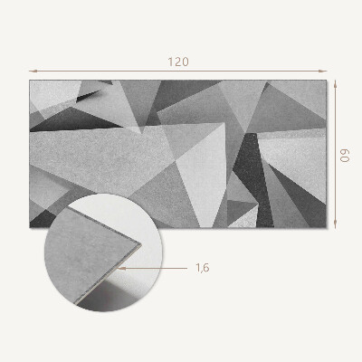 Wandpaneel pvc Abstract geometrisch veelhoekmotief