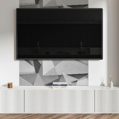 Wandpaneel pvc Abstract geometrisch veelhoekmotief