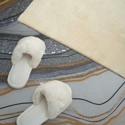 Vinyl wandpaneel Abstracte golven met lichteffect