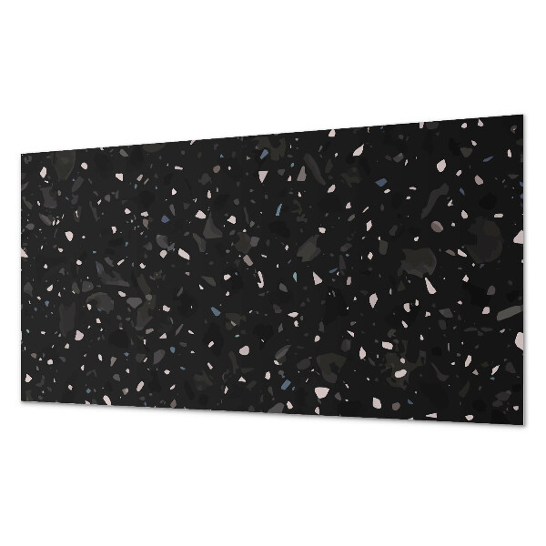 Zelfklevend wandpaneel Terrazzopatroon in abstracte vormen