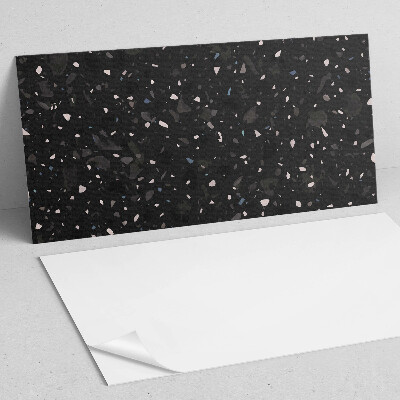 Zelfklevend wandpaneel Terrazzopatroon in abstracte vormen