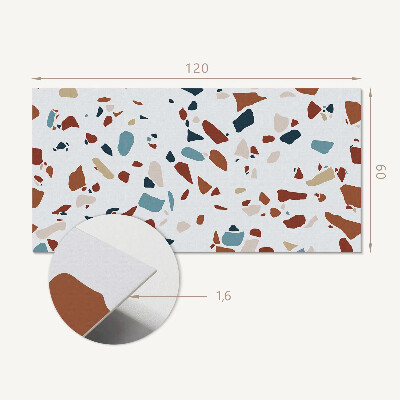 Vinyl wandpaneel Mozaïekstijl van abstractie