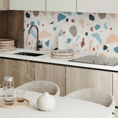 Zelfklevend wandpaneel Fragmenten van rotsen in een moderne stijl