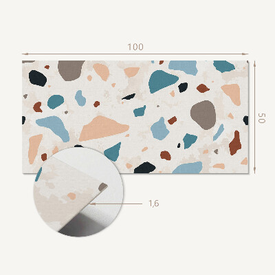 Zelfklevend wandpaneel Fragmenten van rotsen in een moderne stijl