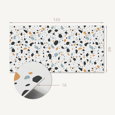 Wandpaneel pvc Abstracte vlekken in een artistieke stijl