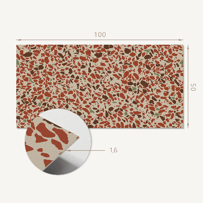 Vinyl wandpaneel Steenpatroon in een abstracte stijl