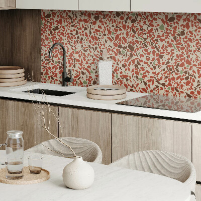 Vinyl wandpaneel Steenpatroon in een abstracte stijl