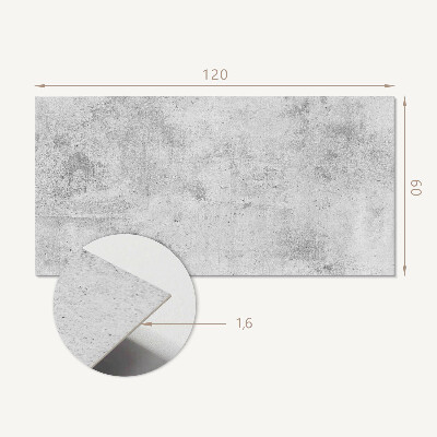 Zelfklevend wandpaneel Ruwe betontextuur