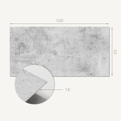 Zelfklevend wandpaneel Ruwe betontextuur