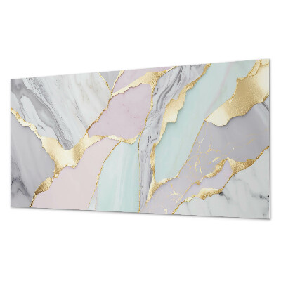 Vinyl wandpaneel Marmeren abstracties in een moderne stijl