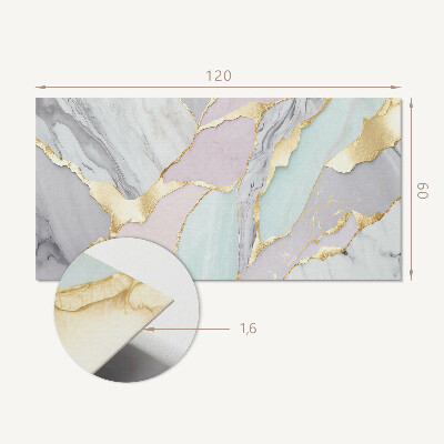 Vinyl wandpaneel Marmeren abstracties in een moderne stijl