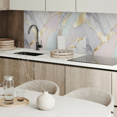 Vinyl wandpaneel Marmeren abstracties in een moderne stijl