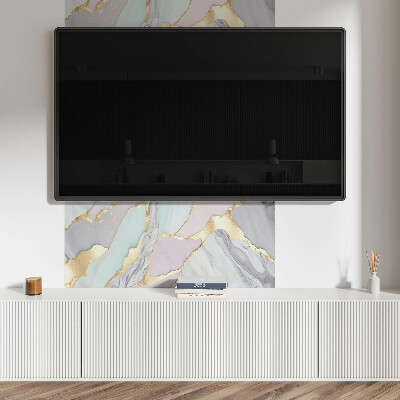 Vinyl wandpaneel Marmeren abstracties in een moderne stijl