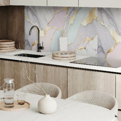 Vinyl wandpaneel Marmeren abstracties in een moderne stijl