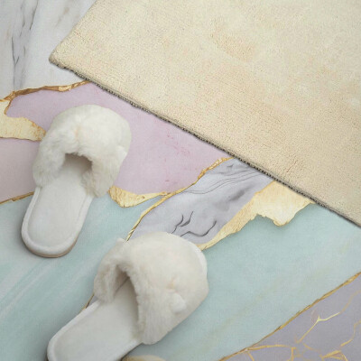 Vinyl wandpaneel Marmeren abstracties in een moderne stijl