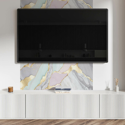 Vinyl wandpaneel Marmeren abstracties in een moderne stijl