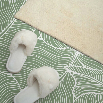 Zelfklevend wandpaneel Bladeren in een golvend ritme