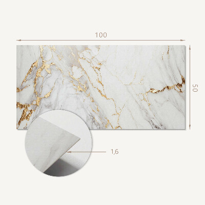 Vinyl wandpaneel Elegant marmerpatroon met aderen