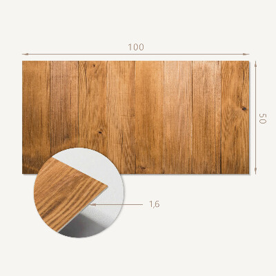 Wandpaneel pvc Natuurlijk patroon van houten planken