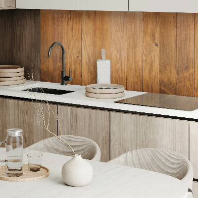 Wandpaneel pvc Natuurlijk patroon van houten planken