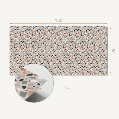 Vinyl wandpaneel Organisch motief in een abstracte stijl