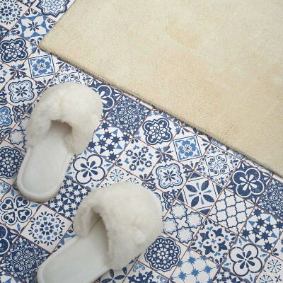 Zelfklevend wandpaneel Rastermozaïeken in kleurrijke patronen