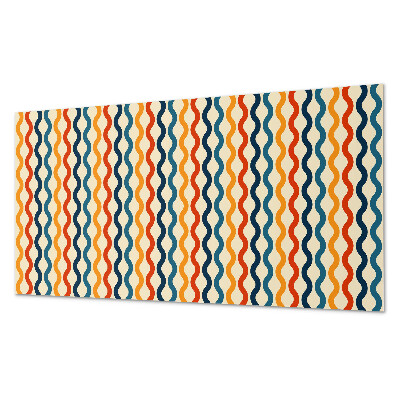 Wandpaneel pvc Ritmische golven in een harmonieuze opstelling