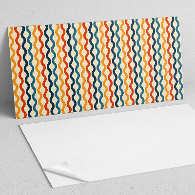 Wandpaneel pvc Ritmische golven in een harmonieuze opstelling