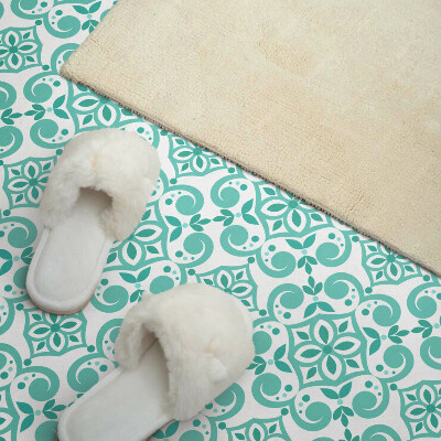 Wandpaneel pvc Bloemenpatroon met decoratieve details