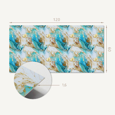 Wandpaneel pvc Golvende abstracte vormen