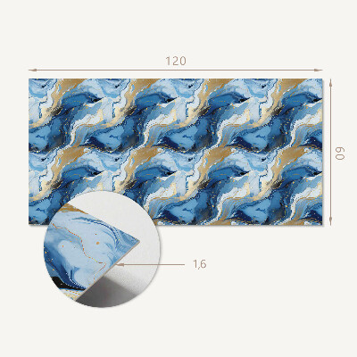 Vinyl wandpaneel Bewegende abstracte golven