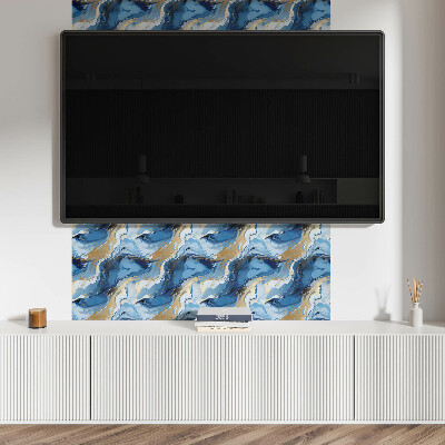 Vinyl wandpaneel Bewegende abstracte golven