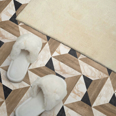 Wandpaneel pvc Abstract motief van driehoekige vormen