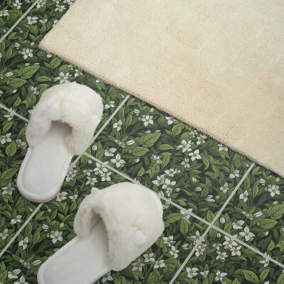 Zelfklevend wandpaneel Bloemstuk met bladeren