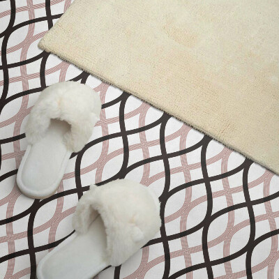 Zelfklevend wandpaneel Golvende lijnenmotief