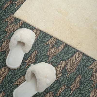 Vinyl wandpaneel Bladeren in een platte opstelling