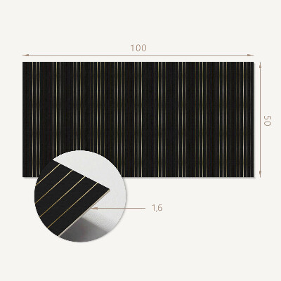 Wandpaneel pvc Verticale ritmische strepen