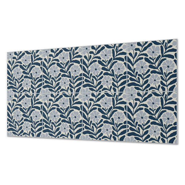 Zelfklevend wandpaneel Bloemig plantenmotief