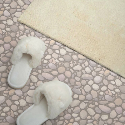 Vinyl wandpaneel Patroon van rotsen op het oppervlak